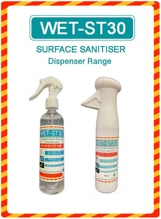WET-ST30 Surface Sanitiser Range